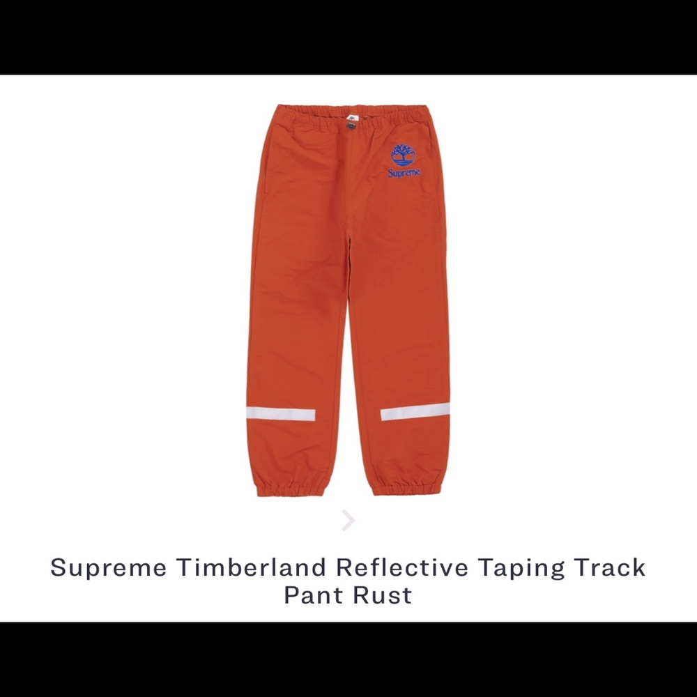 Supreme x Timberland Reflective Taping Pants